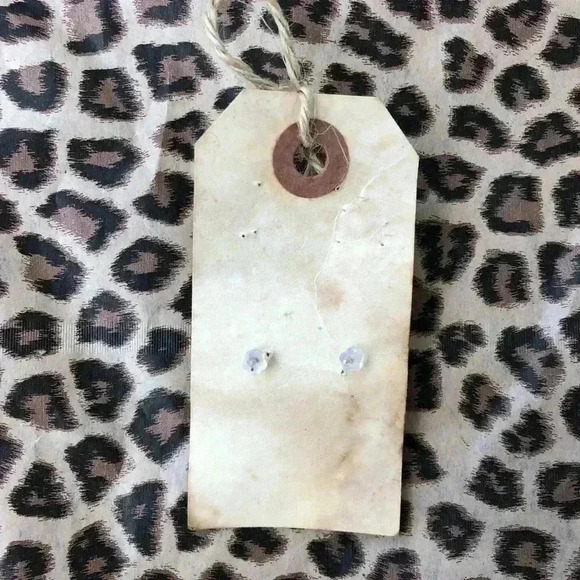 Handmade Neutral Flower Earrings - Picture 2 of 2